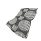 50" X 70" Gray And Ivory Geometric Polyester Woven Plush Throw Blanket