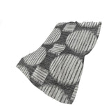 50" X 70" Gray And Ivory Geometric Polyester Woven Plush Throw Blanket