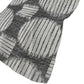50" X 70" Gray And Ivory Geometric Polyester Woven Plush Throw Blanket