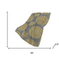 50" X 70" Gray And Gold Geometric Polyester Woven Plush Throw Blanket