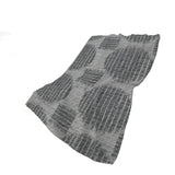 50" X 70" Charcoal And Gray Geometric Polyester Woven Plush Throw Blanket