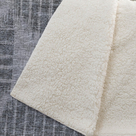50" X 70" Charcoal And Gray Geometric Plush Throw Blanket