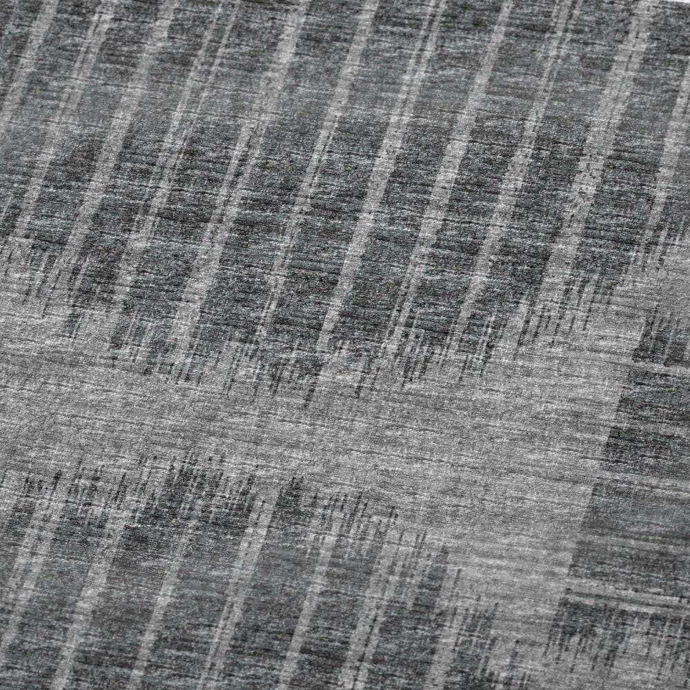 50" X 70" Charcoal And Gray Geometric Polyester Woven Plush Throw Blanket