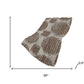 50" X 70" Brown And Beige Geometric Plush Throw Blanket