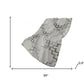 50" X 70" Taupe And Ivory Abstract Plush Throw Blanket