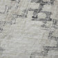50" X 70" Taupe And Ivory Abstract Polyester Woven Plush Throw Blanket