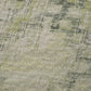 50" X 70" Green And Beige Abstract Polyester Woven Plush Throw Blanket
