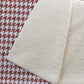 50" X 70" Red And White Houndstooth Microfiber Plush Throw Blanket