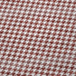 50" X 70" Red And White Houndstooth Polyester Woven Plush Throw Blanket