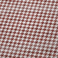 50" X 70" Red And White Houndstooth Microfiber Plush Throw Blanket