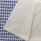 50" X 70" Navy Blue And White Houndstooth Microfiber Plush Throw Blanket
