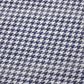50" X 70" Navy Blue And White Houndstooth Microfiber Plush Throw Blanket