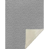 50" X 70" Gray And Light Gray Houndstooth Microfiber Plush Throw Blanket