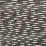 50" X 70" Chocolate And Beige Striped Polyester Woven Plush Throw Blanket