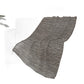 50" X 70" Chocolate And Beige Striped Polyester Woven Plush Throw Blanket