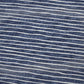 50" X 70" Navy Blue And Ivory Striped Polyester Woven Plush Throw Blanket