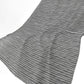 50" X 70" Gray And Light Gray Striped Polyester Woven Plush Throw Blanket