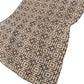 50" X 70" Rust And Beige Geometric Polyester Woven Plush Throw Blanket