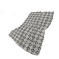 50" X 70" Black And Ivory Geometric Polyester Woven Plush Throw Blanket