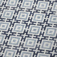 50" X 70" Navy Blue And Ivory Geometric Polyester Woven Plush Throw Blanket