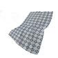 50" X 70" Navy Blue And Ivory Geometric Polyester Woven Plush Throw Blanket