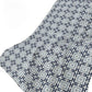 50" X 70" Navy Blue And Ivory Geometric Plush Throw Blanket