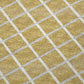 50" X 70" Gold And Ivory Geometric Polyester Woven Plush Throw Blanket