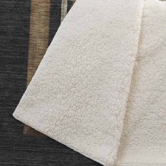 50" X 70" Midnight Brown And Beige Animal Print Microfiber Plush Throw Blanket