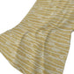 50" X 70" Gold And Ivory Striped Polyester Woven Plush Throw Blanket