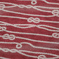 50" X 70" Red And Ivory Striped Microfiber Plush Throw Blanket