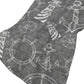 50" X 70" Gray And Ivory Geometric Polyester Woven Plush Throw Blanket