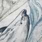 50" X 70" Ivory And Blue Animal Print Polyester Woven Plush Throw Blanket