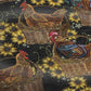 50" X 70" Midnight Red And Yellow Animal Print Polyester Woven Plush Throw Blanket