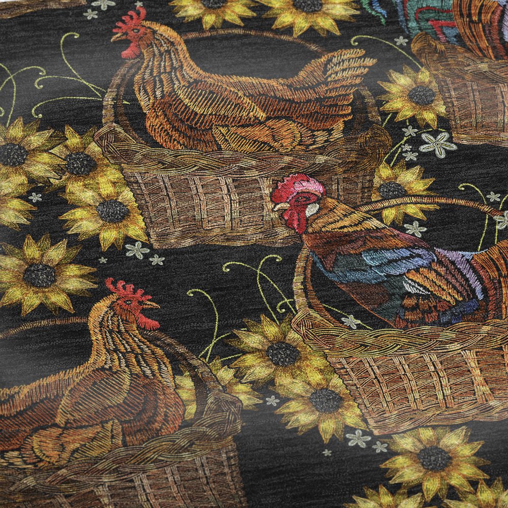 50" X 70" Midnight Red And Yellow Animal Print Polyester Woven Plush Throw Blanket