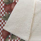 50" X 70" Red Ivory And Green Checkered Microfiber Plush Throw Blanket