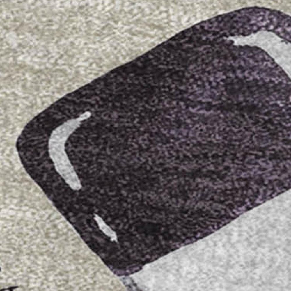 50" X 70" Ivory Purple And Green Wine Tasting Microfiber Plush Throw Blanket