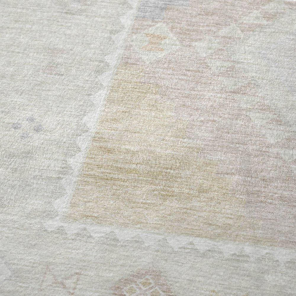 50" X 70" Gray And Ivory Geometric Polyester Woven Plush Throw Blanket