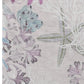 50" X 70" Raspberry Gray And Ivory Floral Polyester Woven Plush Throw Blanket