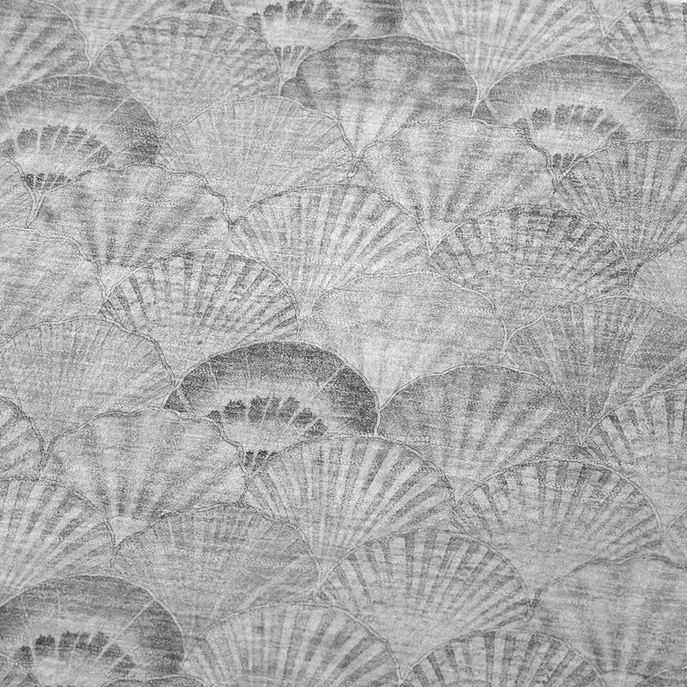 50" X 70" Gray And Ivory Animal Print Microfiber Plush Throw Blanket