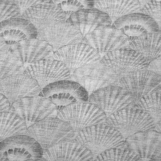 50" X 70" Gray And Ivory Animal Print Microfiber Plush Throw Blanket