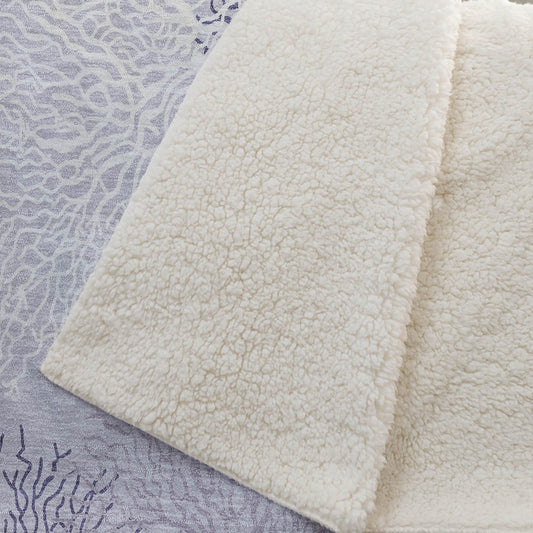 50" X 70" Purple Ivory And Gray Floral Plush Throw Blanket