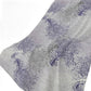 50" X 70" Purple Ivory And Gray Floral Plush Throw Blanket