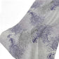 50" X 70" Purple Ivory And Gray Floral Polyester Woven Plush Throw Blanket
