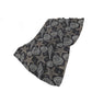 50" X 70" Midnight Gray And White Animal Print Polyester Woven Plush Throw Blanket