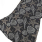 50" X 70" Midnight Gray And White Animal Print Polyester Woven Plush Throw Blanket
