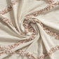 50" X 60" Ivory And Brown Argyle Cotton Woven Throw Blanket