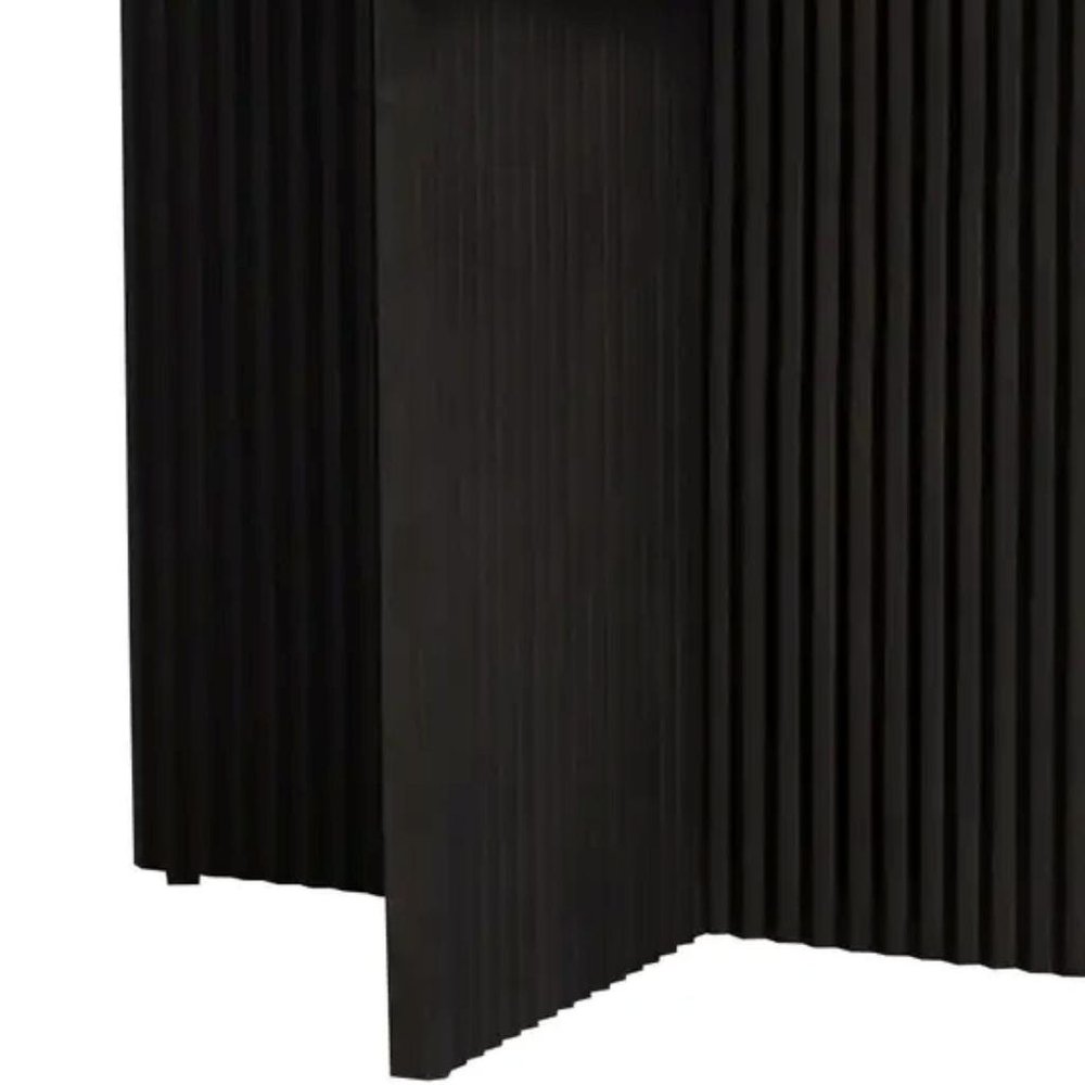 52" Dark Brown Solid Wood Cross Leg Base Round Top Dining Table