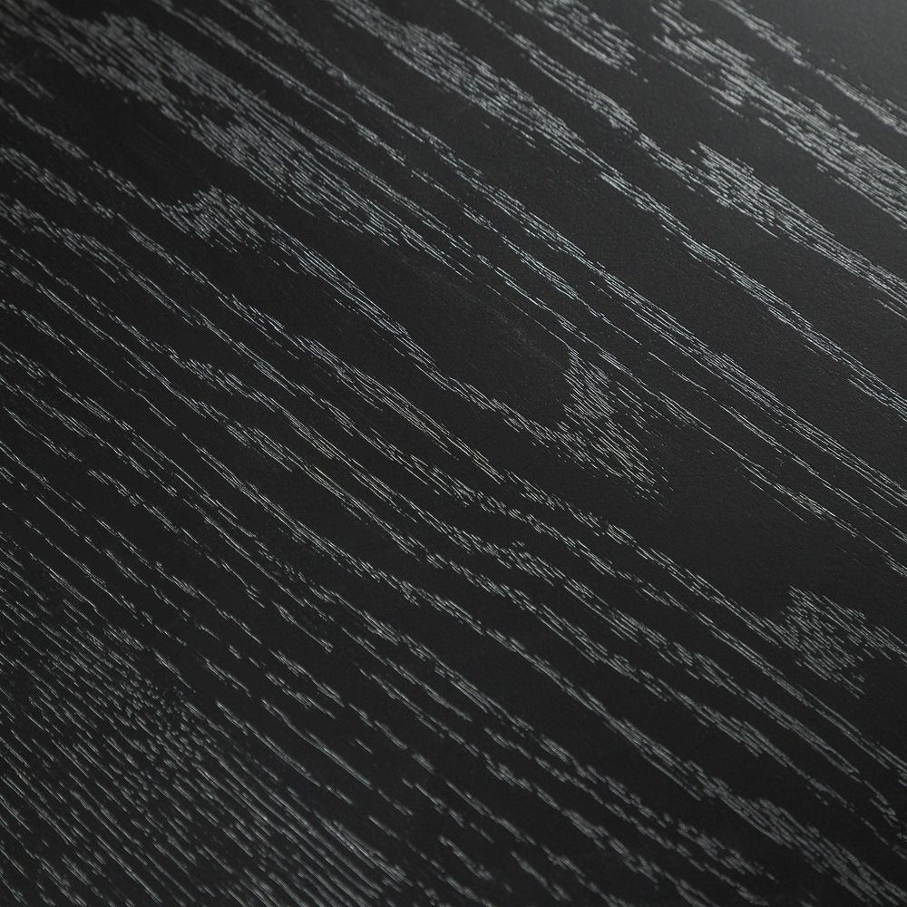 66" Black Solid Wood Double Pedestal Base Oval Dining Table