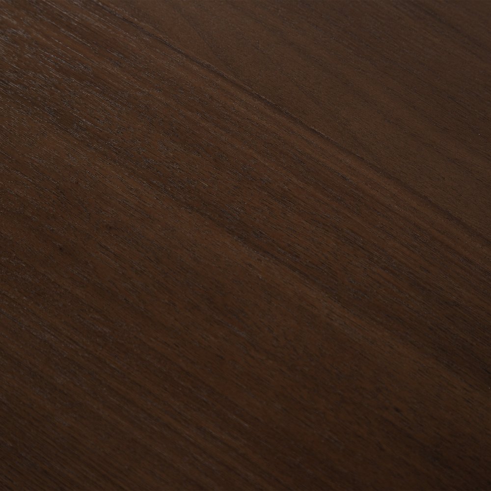 66" Brown Solid Wood Double Pedestal Base Oval Dining Table