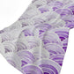 50" X 70" Purple And Ivory Coastal Seashell Polyester Woven Plush Throw Blanket